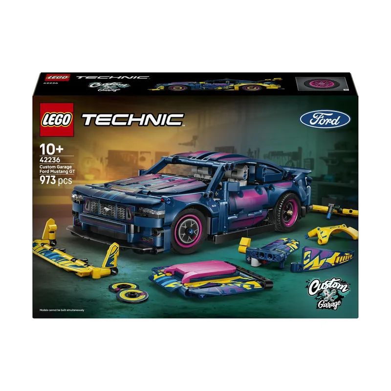 Ford Mustang GT Auto LEGO® Technic 42236 de la Carrosserie Tuning
