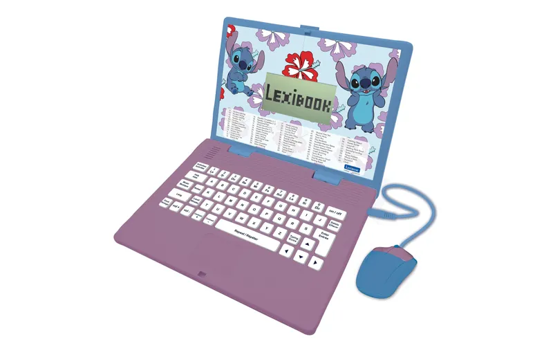 Lexibook Lern-Laptop Stitch DE/ENG mit 124 Aktivitäten blue/Lila