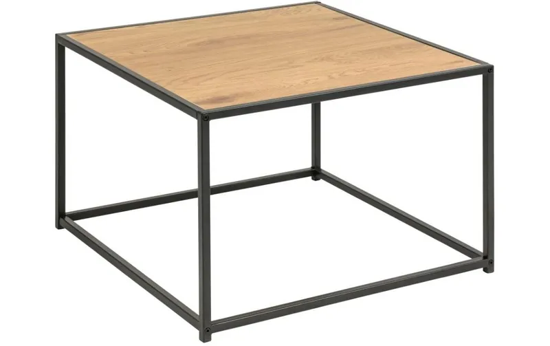 AC Design Couchtisch Seaford Quadratisch, black/naturale