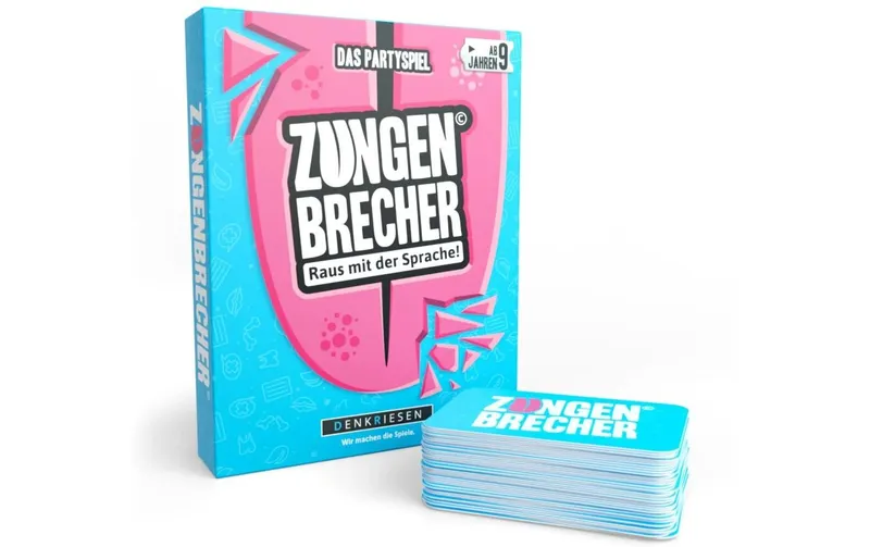 Denkriesen Partyspiel Zungenbrecher - «Raus with der Sprache» -DE