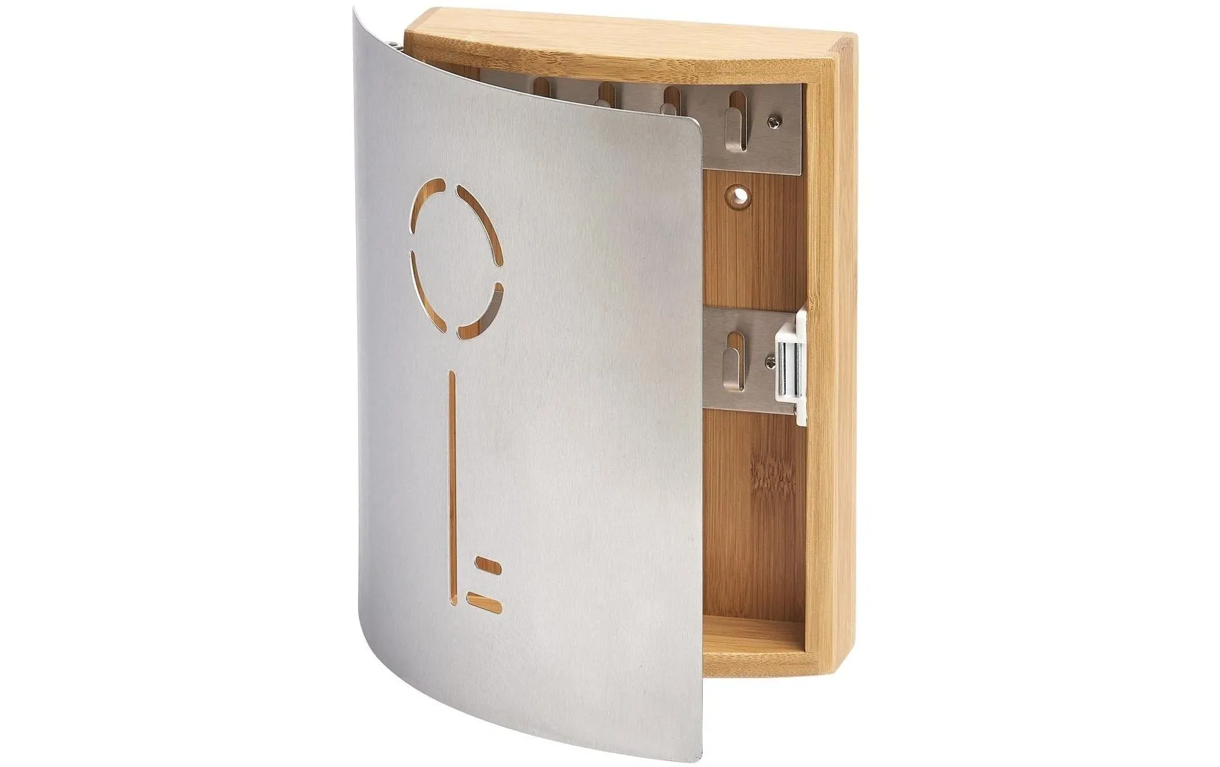 Zeller Present Schlüsselkasten Schlüssel Silber/Braun