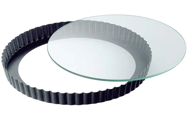 Kaiser Wähen-Backform con vetro-Hebeboden 28 cm