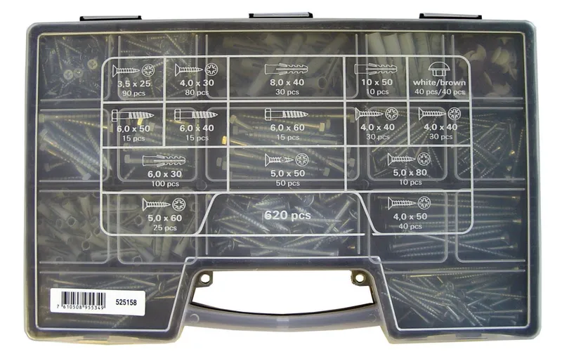 ferronorm Universalschrauben Schrauben-& Dübel 620 pièces