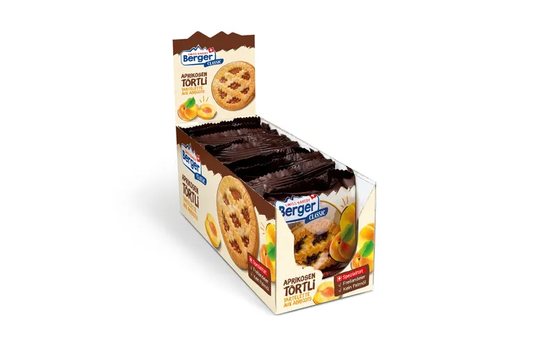 Berger Gebäck Aprikosentörtli 10 x 74 g