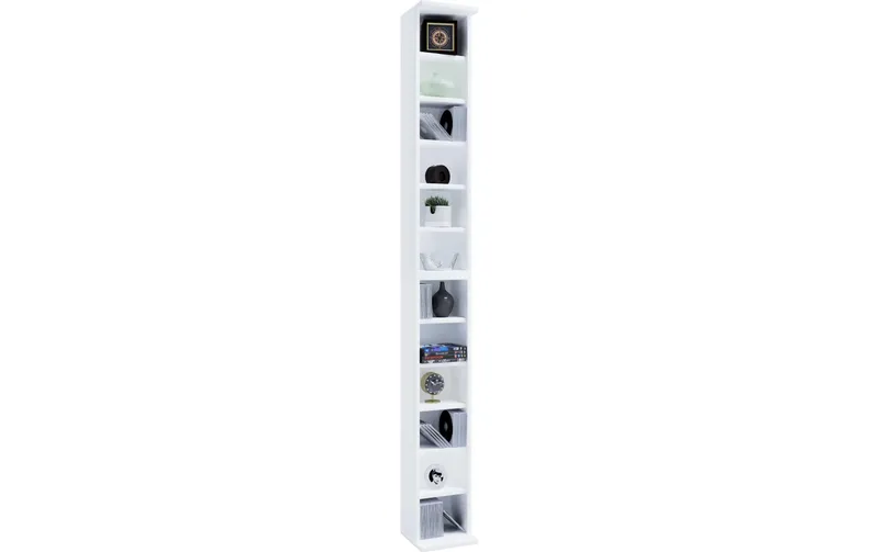 VCM shelf Bigol for CDs 21 x 180 cm, white