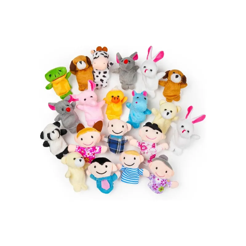 Twiddlers Fingerpuppen 20er-Set Polyester Mehrfarbig