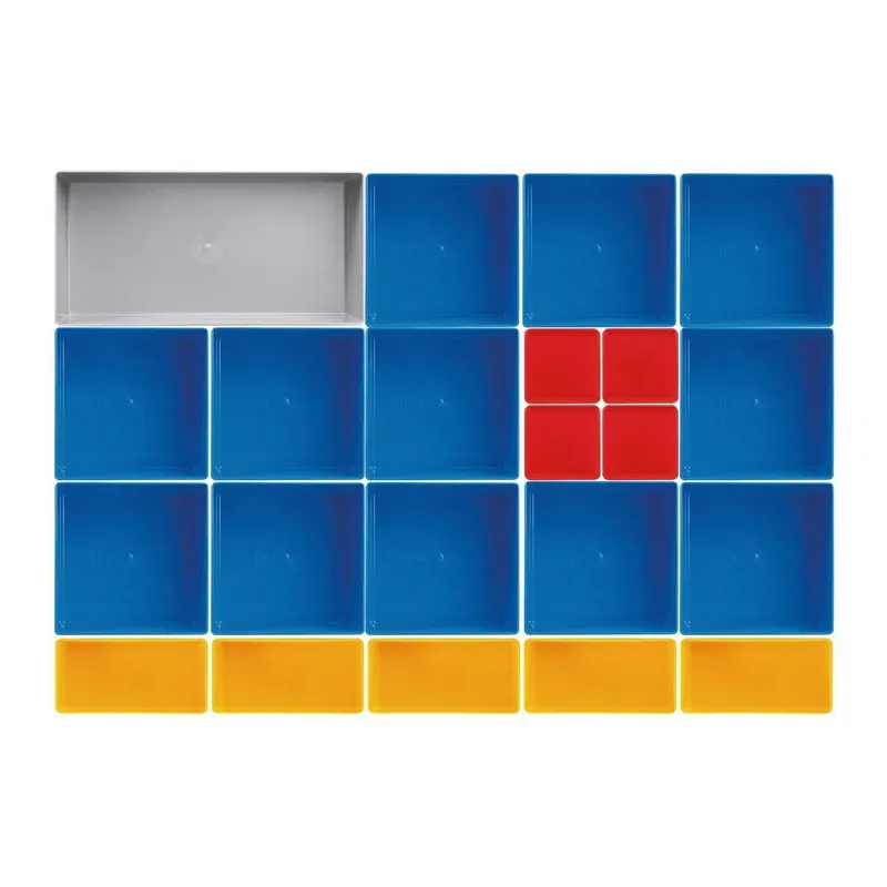 Kraftwerk Einsatzboxen-Set, 22-teilig, 45 mm hoch
