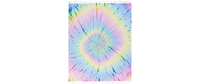 Haushaltsware Wanderlust Baumwolle Gemustert Tie-Dye XL 157 x 193 cm