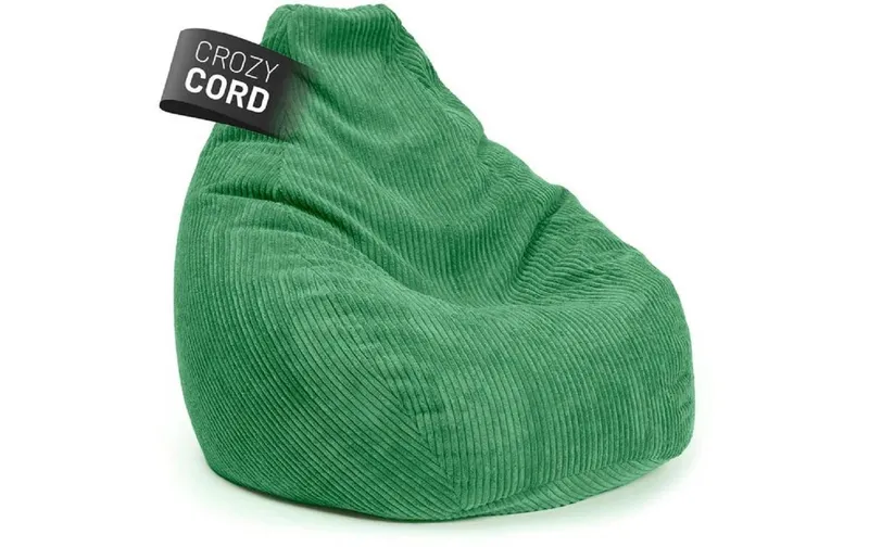 Lumaland Sitzsack GIANT Cord 400 l, vert