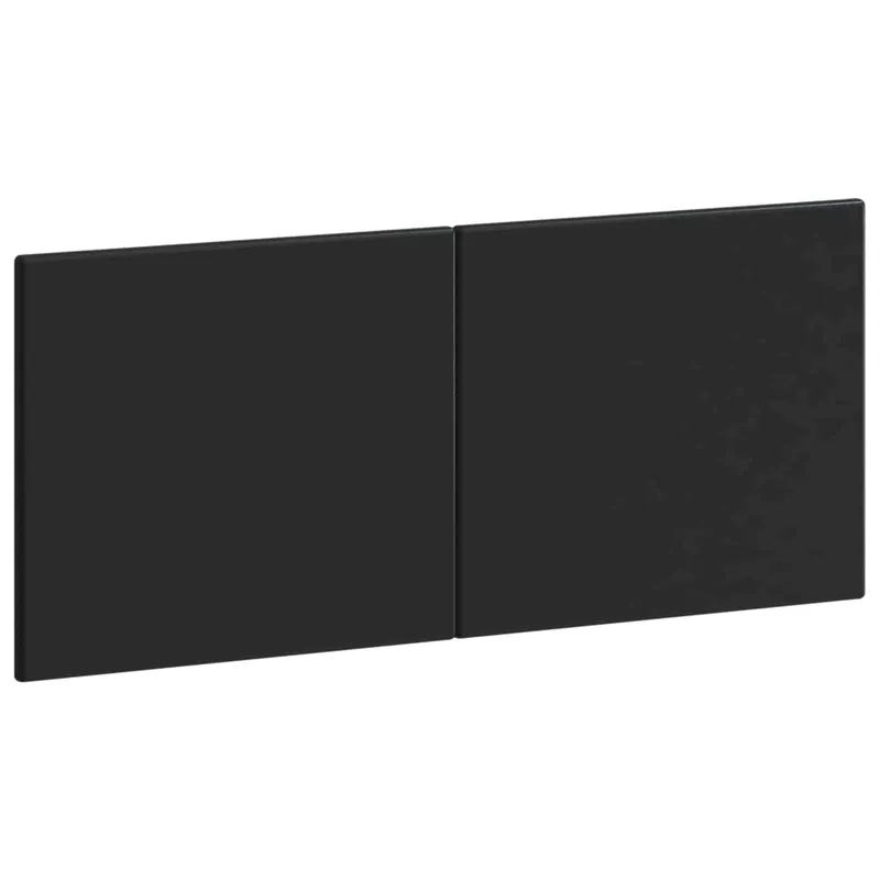 Wandmontiertes Kopfteil BREDA nero derivato del legno