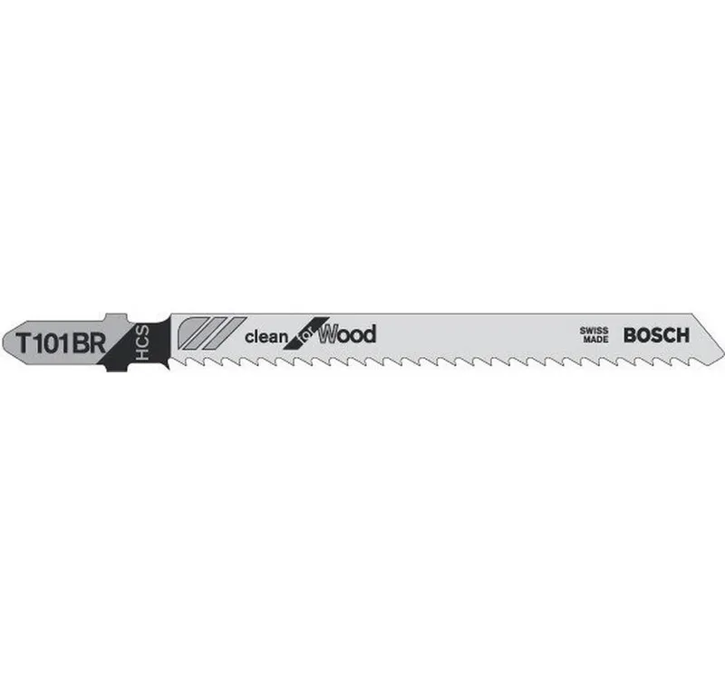 Bosch Professional Stichsägeblätter-Set T 101 BR Clean for Wood, 5-teilig