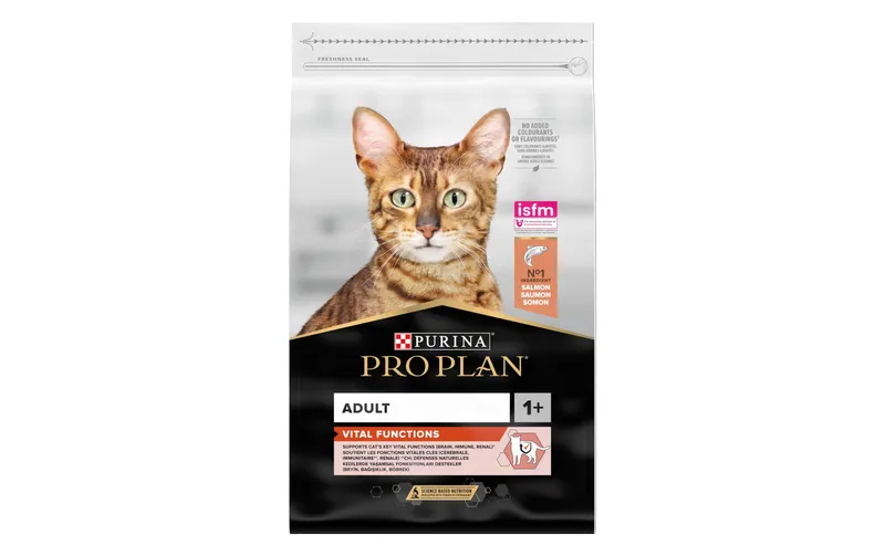 Purina Pro Plan Croquettes Fonctions Vitales Adulte Saumon 10 kg