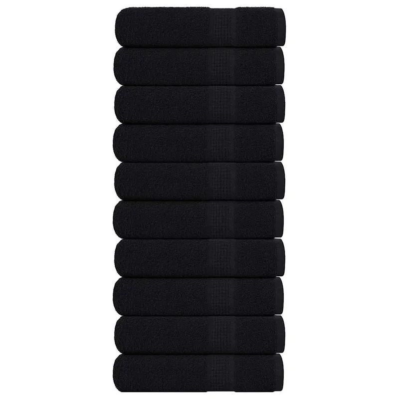 Handtücher FROGN 10 Stk. nero 50x100 cm 360 g/m²