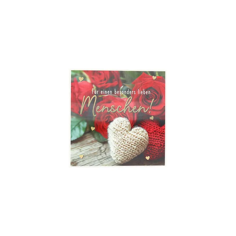 Carte musicale 3D - Motif 07 15,5 x 15,5 cm