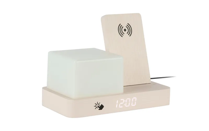 KARLSSON Wecker Retro Night Light LED bianco