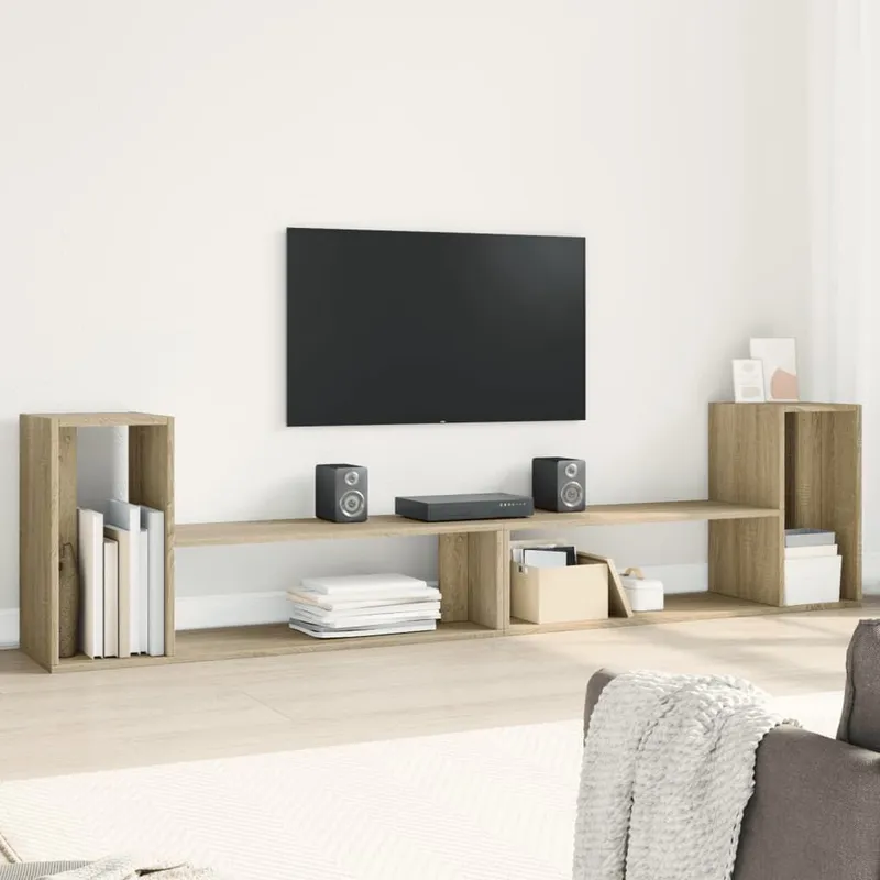 TV-Schränke 2 Stk. Sonoma-Eiche 100x30x50 cm derivato del legno