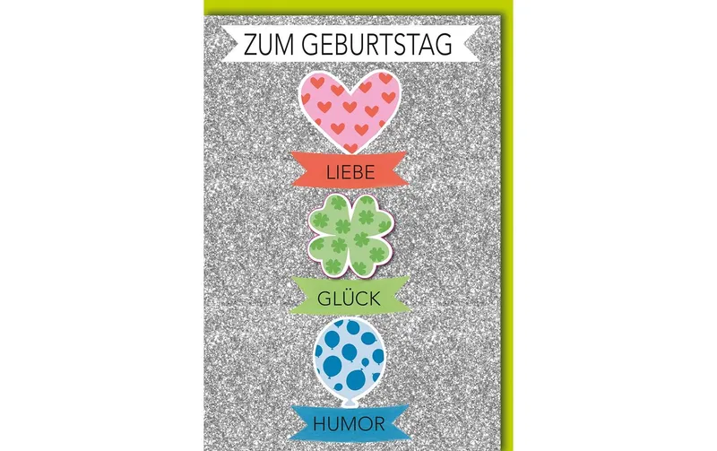 marrone + Company Glückwunschkarte Geburtstag 11.5 x 17 cm, inkl. Couvert