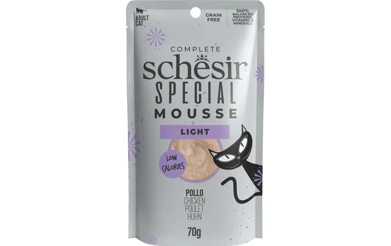 Schesir Nassfutter Special Mousse Light, 70 g