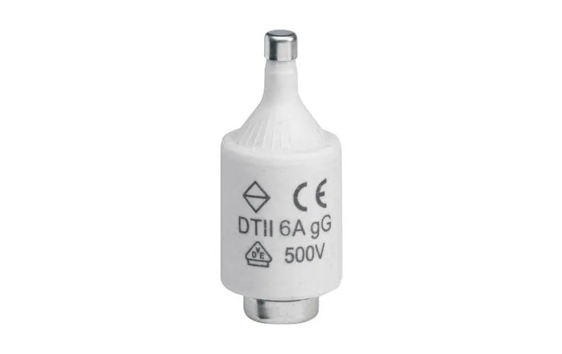 Elektromaterial Schmelzsicherung DII E27 6A 500 V gG 5 pièces