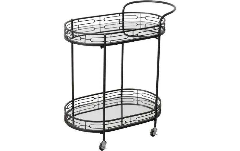 Boltze Servierwagen Thilo 71 x 42 x 78 cm, noir