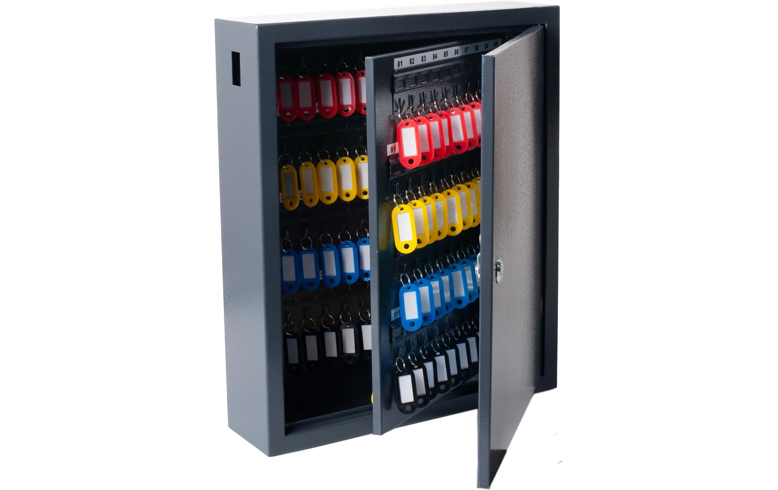 Pavo Schlüsselkasten Deluxe 150 Haken, Grau