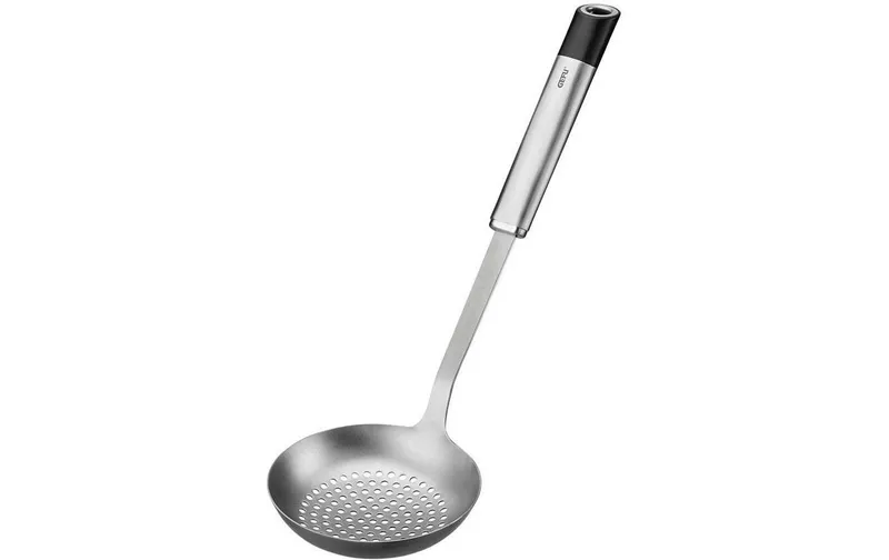 GEFU Schaumlöffel Primeline 32.8 cm, nero/Silber
