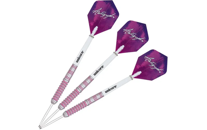 Unicorn Dartpfeile Autograph 26g Pink, 3 Stück