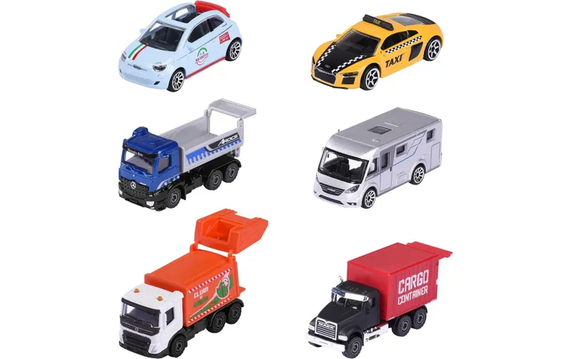 Majorette City Premium Vehicles, 6-sort. Metall 1:64