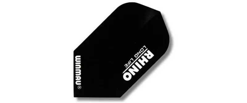 Winmau Dart-Fly RHINO Slim-Line Schwarz