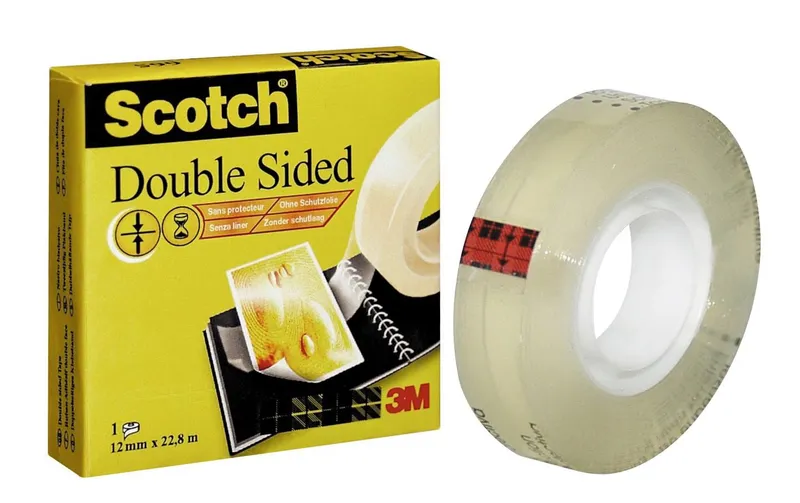 Scotch Klebeband doppelseitig 12 mm x 22.8 m, transparent