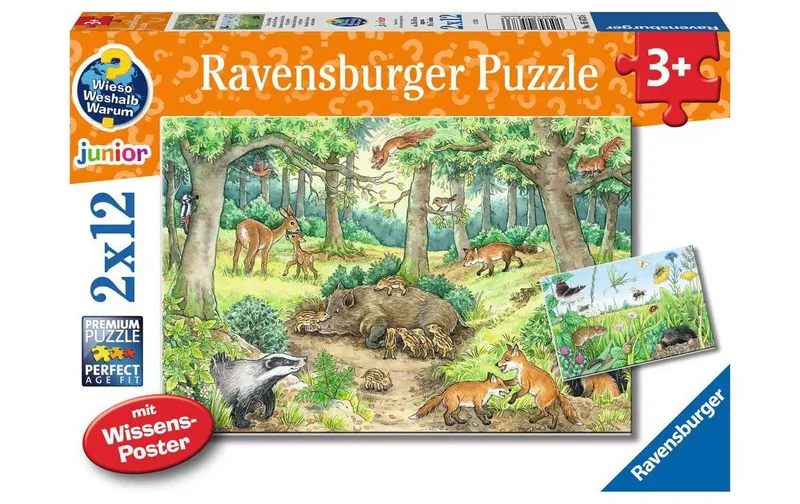 Ravensburger WWW Tiere im Wald e auf il Wiese