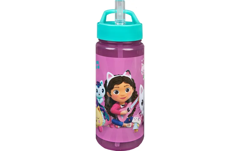Scooli Trinkflasche Gabby's Dollhouse 500 ml, Rosa/blu