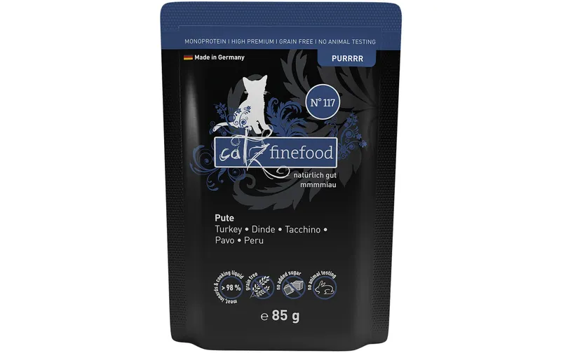 catz finefood Nassfutter Purrrr No.117 Truthahn, 85 g