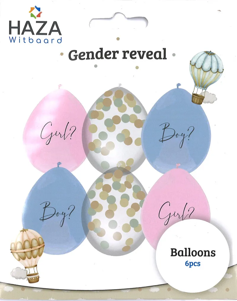 Gummiballone Baby gender