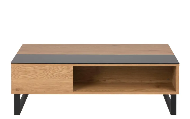AC Design Couchtisch Azalea nero/naturalee