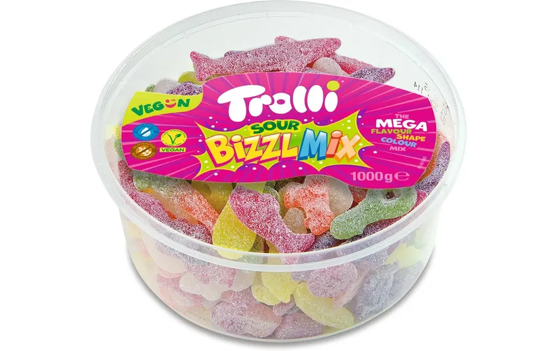Trolli Gummibonbons Bizzl Mix Dose 1000 g