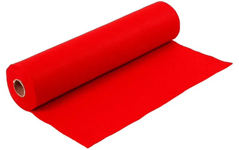 Creativ Company Bastelfilz 180-200 g, rosso, 1 Rolle