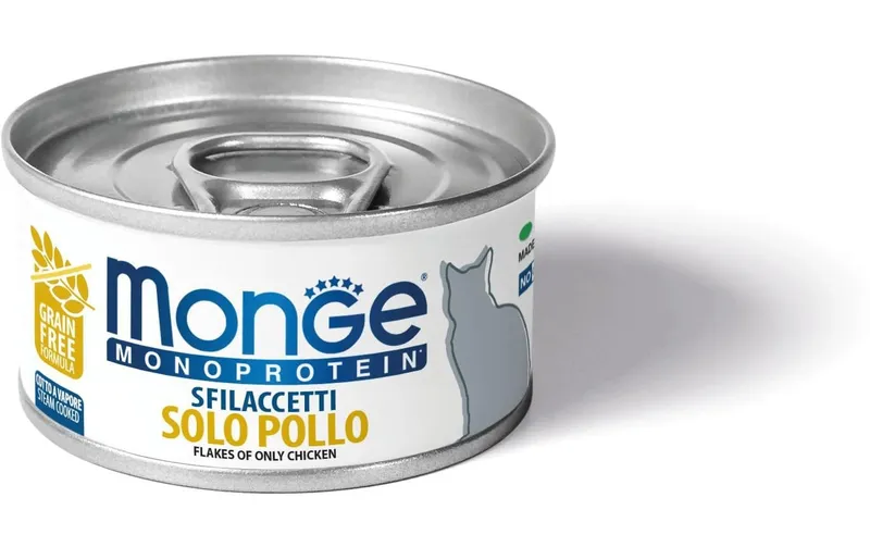 Monge Nassfutter Katze Monoprotein Huhn 80g