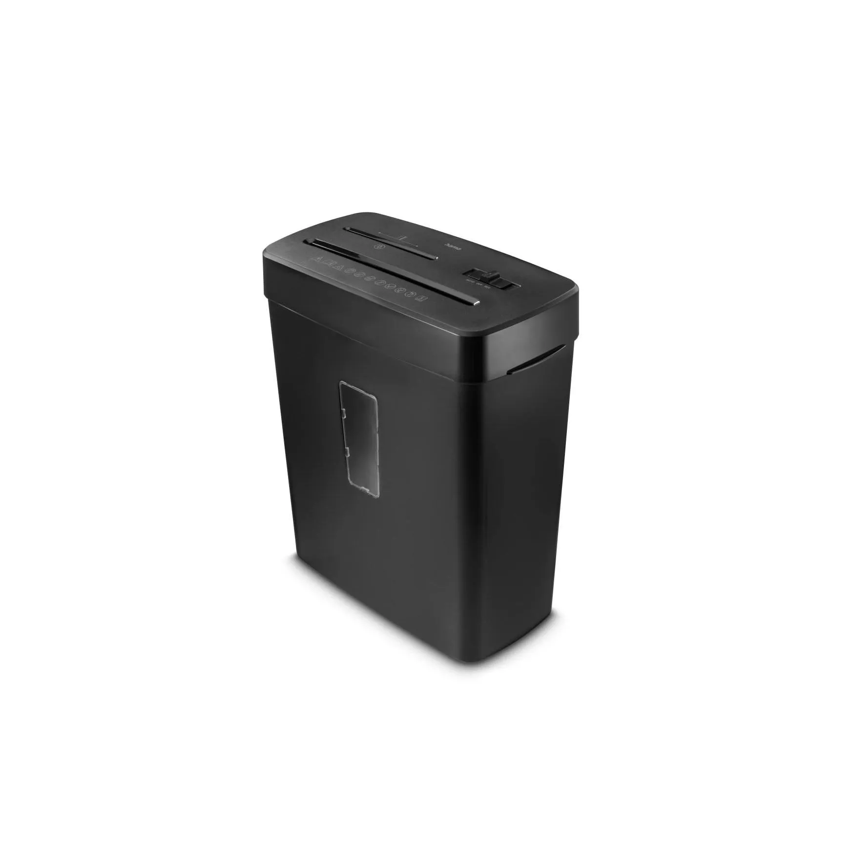 Hama Aktenvernichter Prime M50CD-B P-5,  6 Seiten, Schwarz