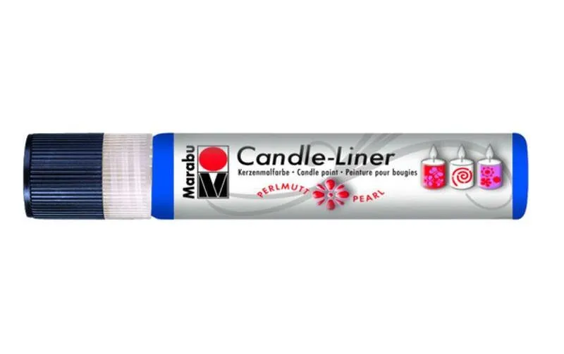 Marabu Kerzenmalfarbe Candle-Liner 25 ml, blue
