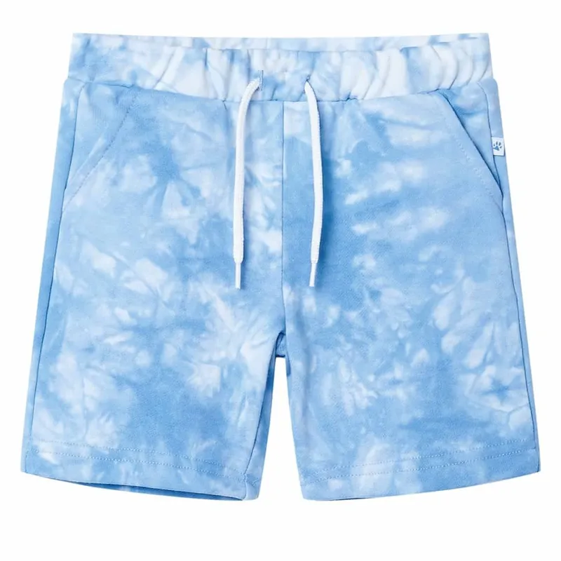 Short pour enfants avec cordon de serrage bleu doux 116