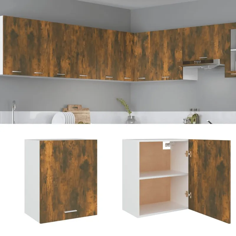 Hängeschrank Lyon Räuchereiche 50x31x60 cm Holzwerkstoff