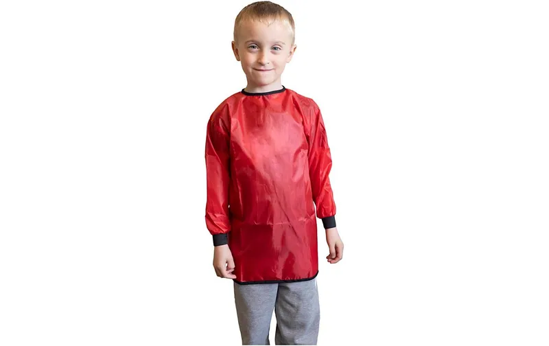 Creativ Company Malschürze per bambini 55 cm, rosso, 10 pezzi