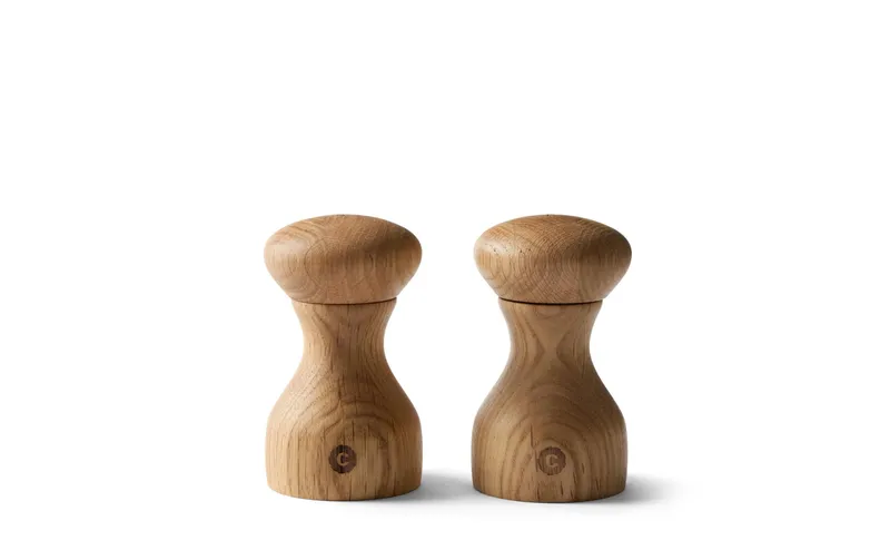 Crushgrind Salz- e Pfeffermühle Lyon 2-er Set, 10 cm, marrone