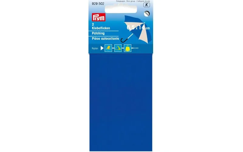 Prym Flicktissu 6.5 x 14 cm Nylon, bleu