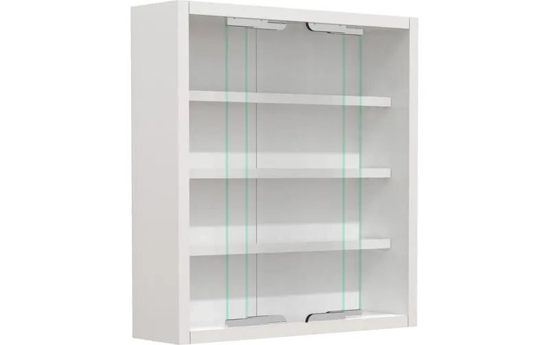 VCM Vitrine Agisa S 37 x 40 cm, white
