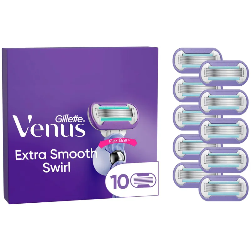 Gillette Venus lame da rasoio Deluxe Smooth Swirl 10 pezzi