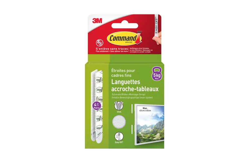 Command Klebepad Command M Schmal, 5 kg, 4 Set white