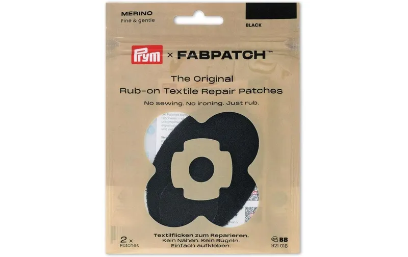 Prym Prym Rub-on Patch MERINO noir