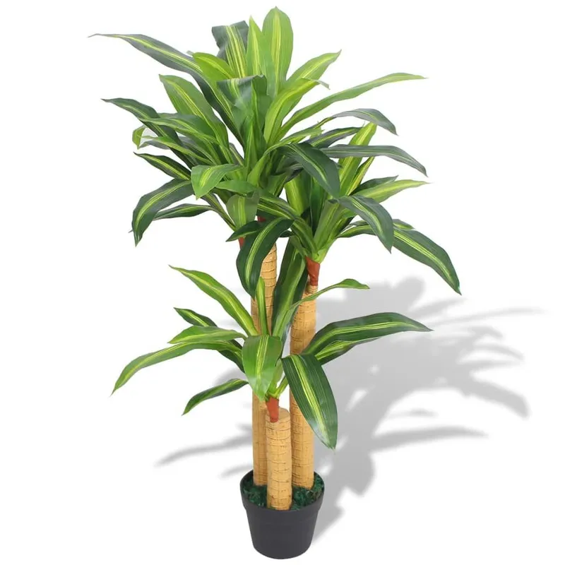 artificiale Drachenbaum mit Topf 100 cm verde
